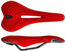 Selle Italia C2 Gel-Flow Nubuk Red Saddle