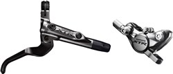 Shimano BR-M9000 XTR bled I-spec-II ready brake lever / Post mount calliper - front