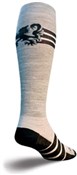 SockGuy 12" Wool Black Lion Knee High Socks