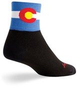 SockGuy Classic 3" Socks - Colorado Flag