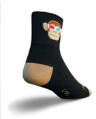 SockGuy Classic 3" Socks - Monkey See 3D