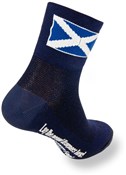 SockGuy Classic 3" Socks - Scottish Flag Blue