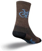SockGuy Crew 6" Wool Penta Bike Socks
