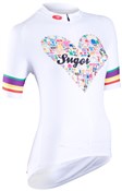 Sugoi I Heart Bikes Womens Short Sleeve Cycling Jersey