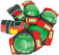 TSG Basic Elbow / Wrist / Knee Padset - Rasta