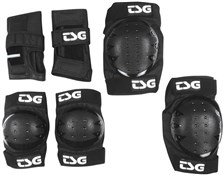 TSG Basic Junior Elbow / Wrist / Knee Padset - Black