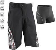 Tenn Burn MTB Cycling Shorts with Padded Boxers Combo Deal