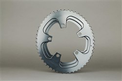 absoluteBLACK 110BCD 4 Bolt Spider Mount Aero Oval 2X Winter Training Chainring (not for Sram)